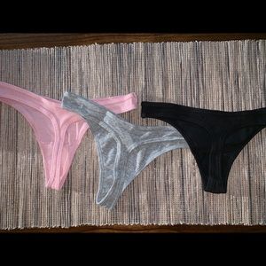 PINK Victoria's Secret Intimates & Sleepwear - VS PINK Cotton Thongs PINK Victoria's Secret Intimates & Sleepwear - VS PINK Cotton Thongs